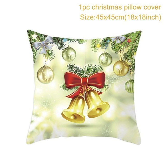 Santa pillowcase Happy New Year Xmas Gifts Christmas Decor For Home Merry Christmas Ornament Navidad Natal Xmas Gifts