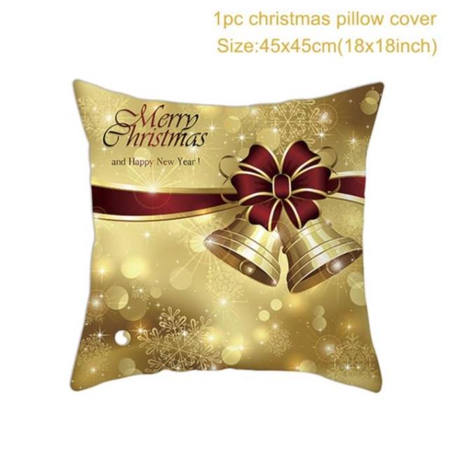 Santa pillowcase Happy New Year Xmas Gifts Christmas Decor For Home Merry Christmas Ornament Navidad Natal Xmas Gifts