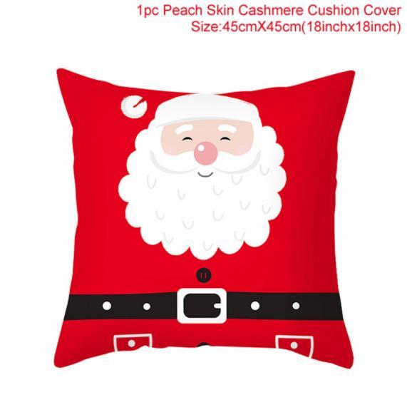 Santa pillowcase Happy New Year Xmas Gifts Christmas Decor For Home Merry Christmas Ornament Navidad Natal Xmas Gifts