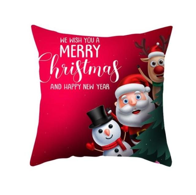 Santa pillowcase Happy New Year Xmas Gifts Christmas Decor For Home Merry Christmas Ornament Navidad Natal Xmas Gifts