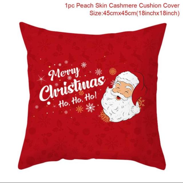 Santa pillowcase Happy New Year Xmas Gifts Christmas Decor For Home Merry Christmas Ornament Navidad Natal Xmas Gifts