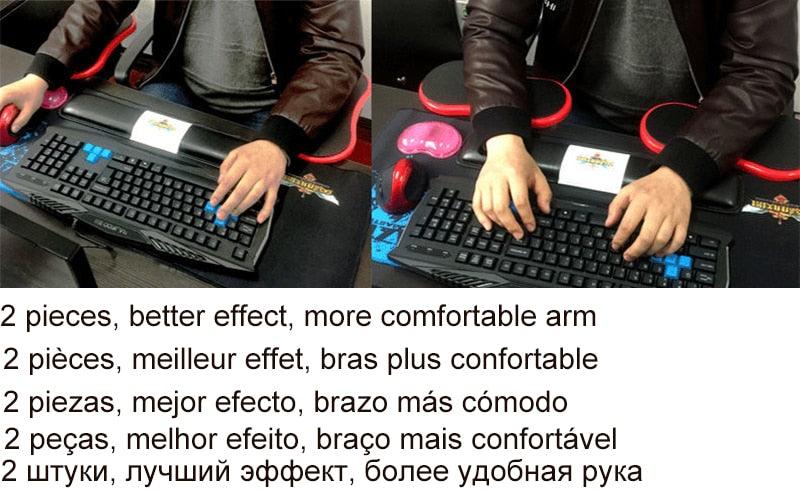 Rotating Computer Arm Wrist Rest Hand Bracket