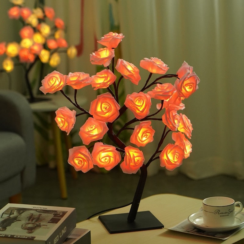 Rose Light Tree Gift Tree