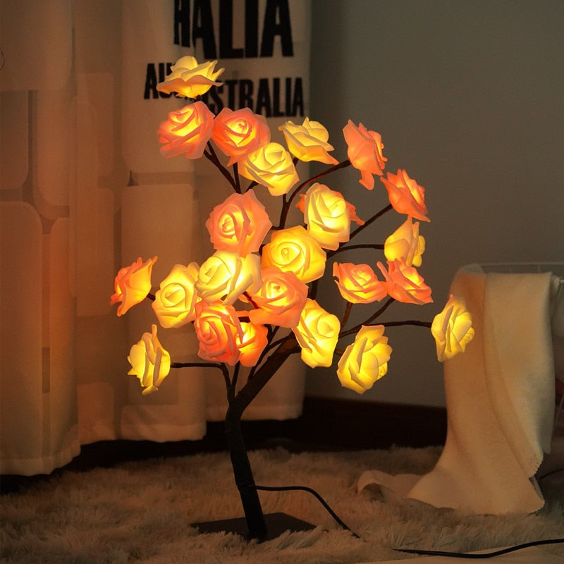 Rose Light Tree Gift Tree