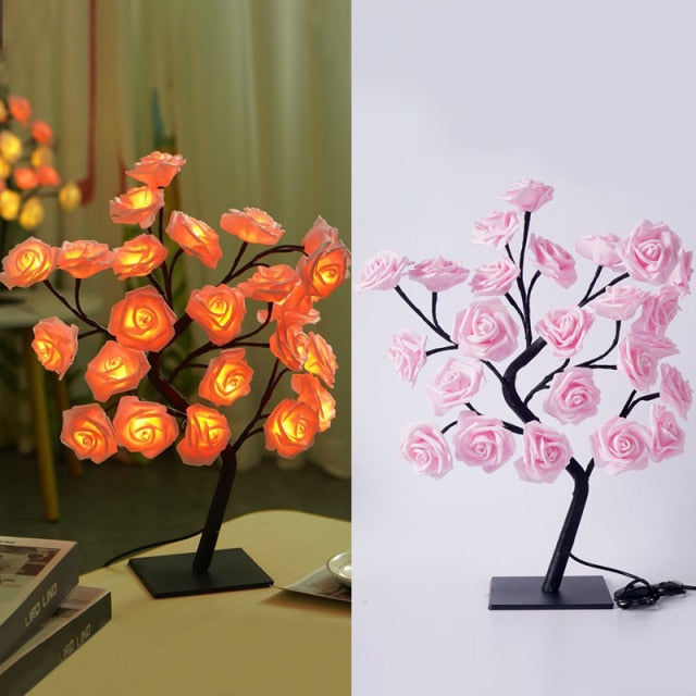 Rose Light Tree Gift Tree