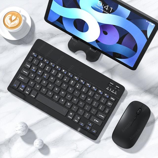 Bluetooth-compatible Keyboard and Mouse for IOS Android Windows