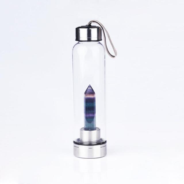 Quartzydrate | Natural Quartz Water Bottle