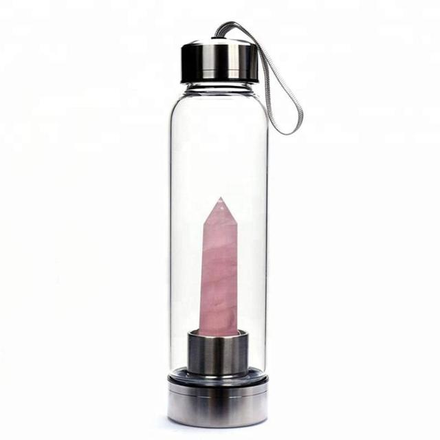 Quartzydrate | Natural Quartz Water Bottle