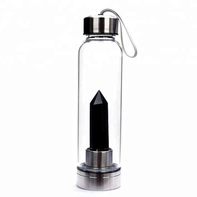 Quartzydrate | Natural Quartz Water Bottle