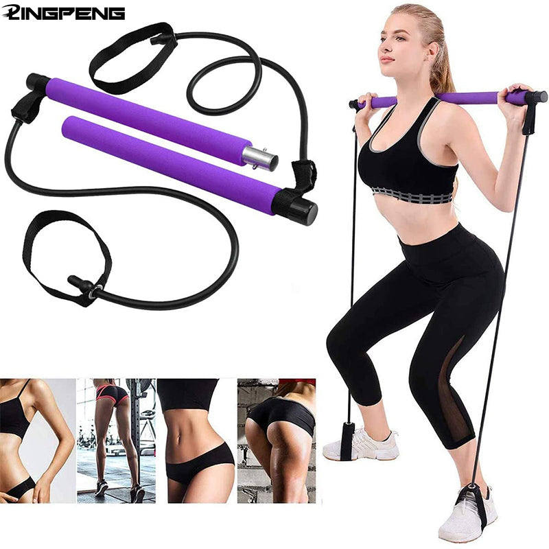 PortaLates™ | Portable Pilates Bar | Resistance Band Bar