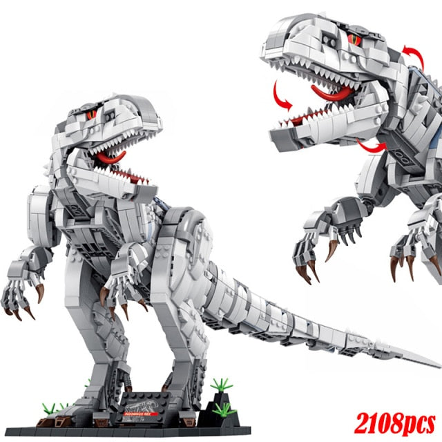 2100pcs Building Block Dinosaur Kit | Articulated Joints