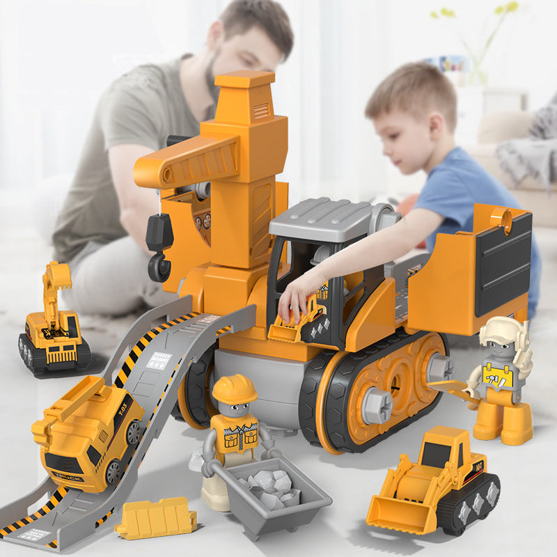 TRUCK-O-RAMA | Huge Construction Truck Playset | Educational Toys for Boys