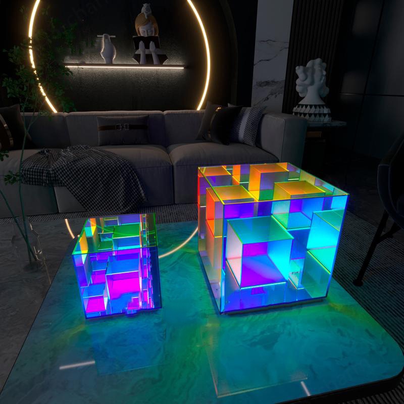 OpticalMagic | Mind-Bending Optical Cube Lamp