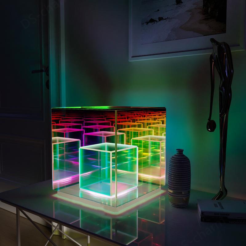 OpticalMagic | Mind-Bending Optical Cube Lamp