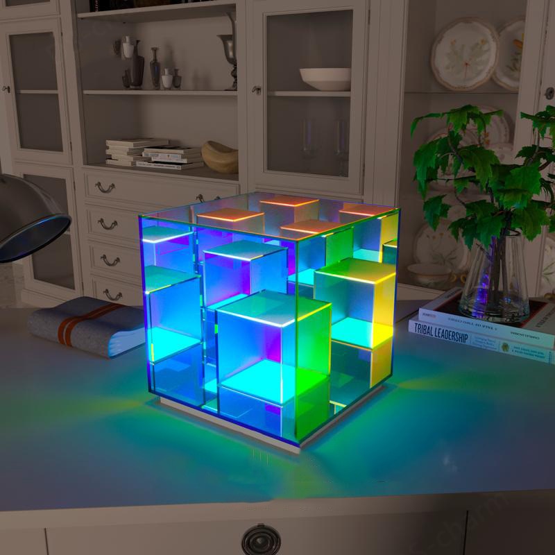 OpticalMagic | Mind-Bending Optical Cube Lamp