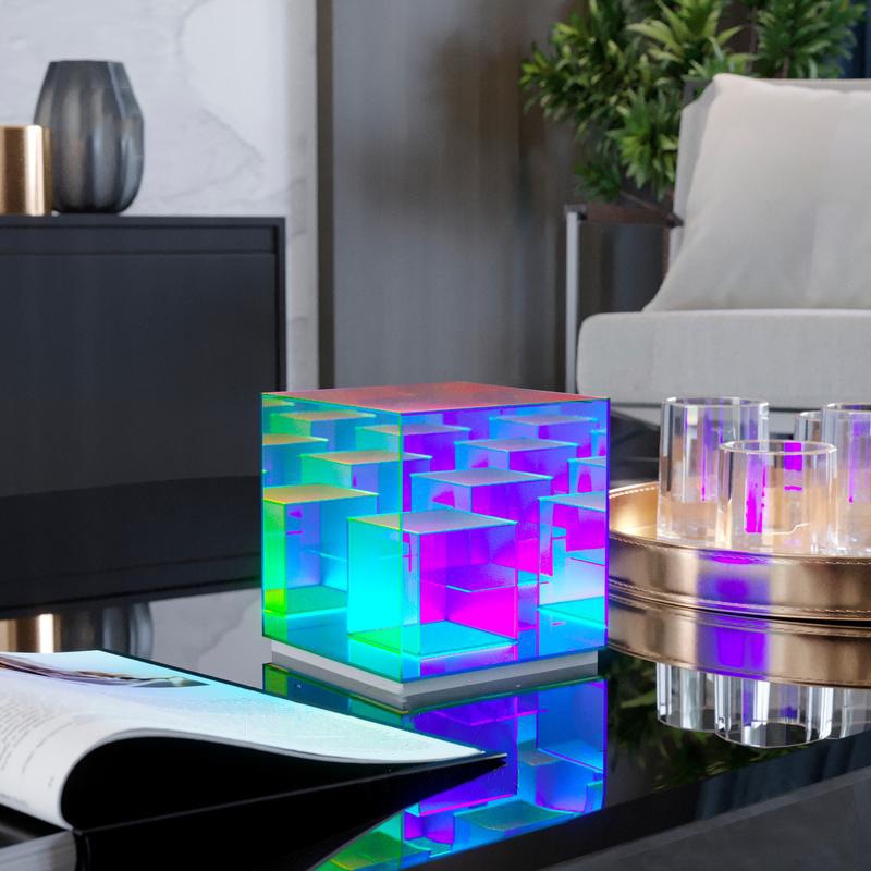 OpticalMagic | Mind-Bending Optical Cube Lamp