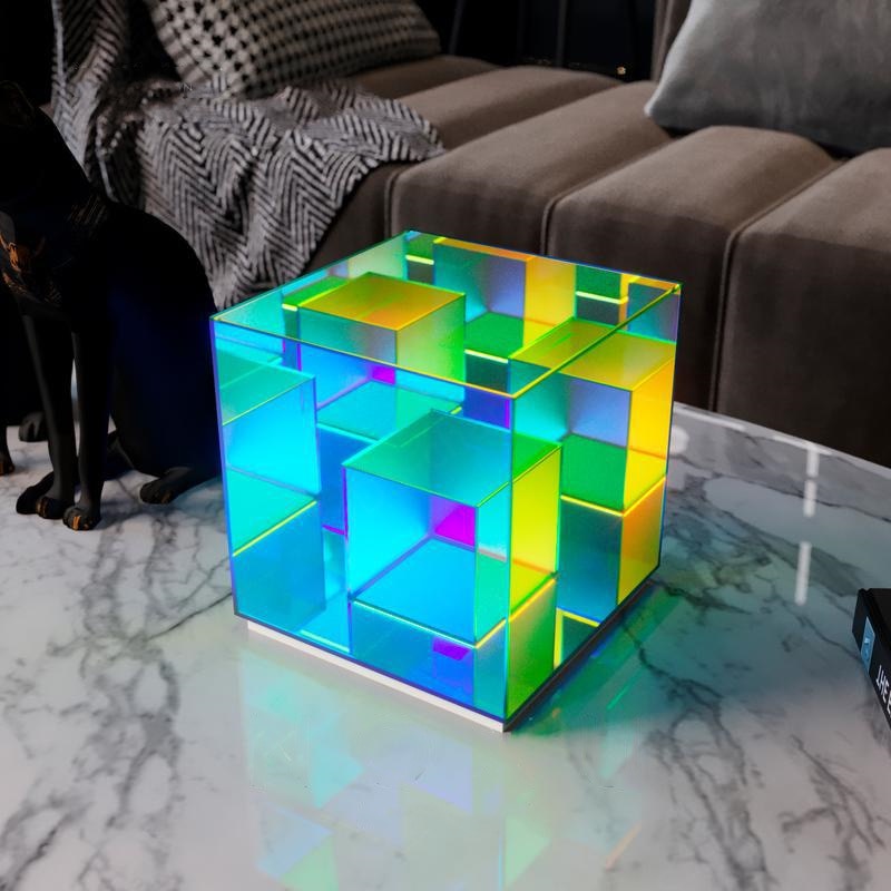 OpticalMagic | Mind-Bending Optical Cube Lamp