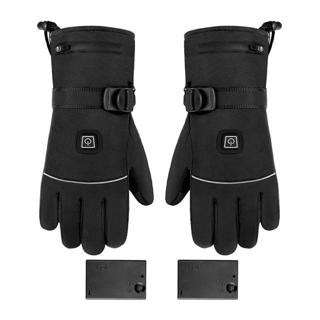 Winter Heated Gloves, Electric Heated Gloves, Motorcycle Heated Gloves, Mens and Womens Snow Heated Gloves