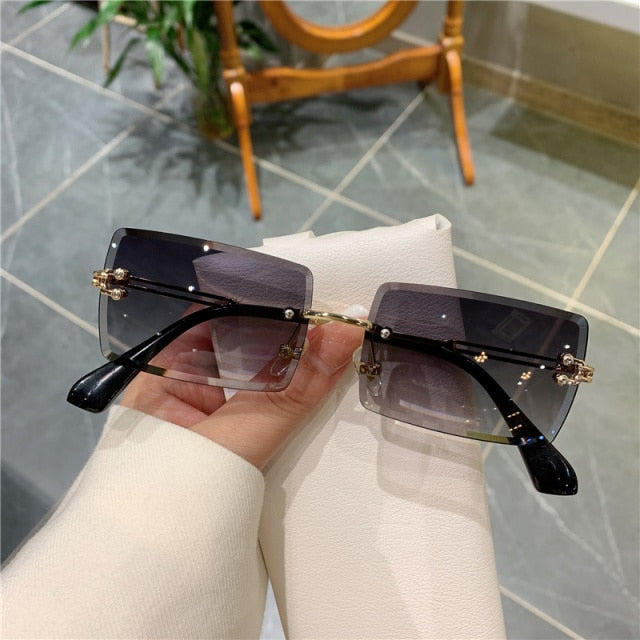 Frameless Square Tinted Shades | Women's | UV400