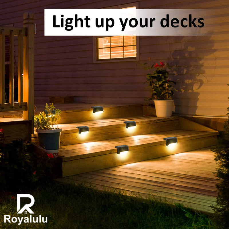 Modern Deck, Fence & Stair Lights | Solar Powered