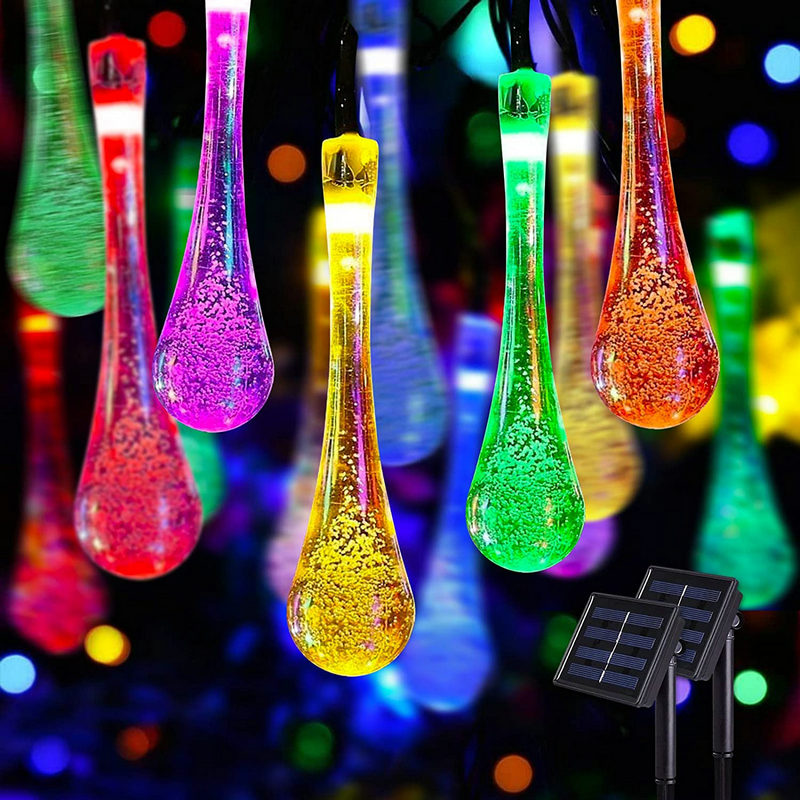 DropLights | Sparkling Outdoor Fairy Drop Lights | 6.5YDS / 30 LEDS