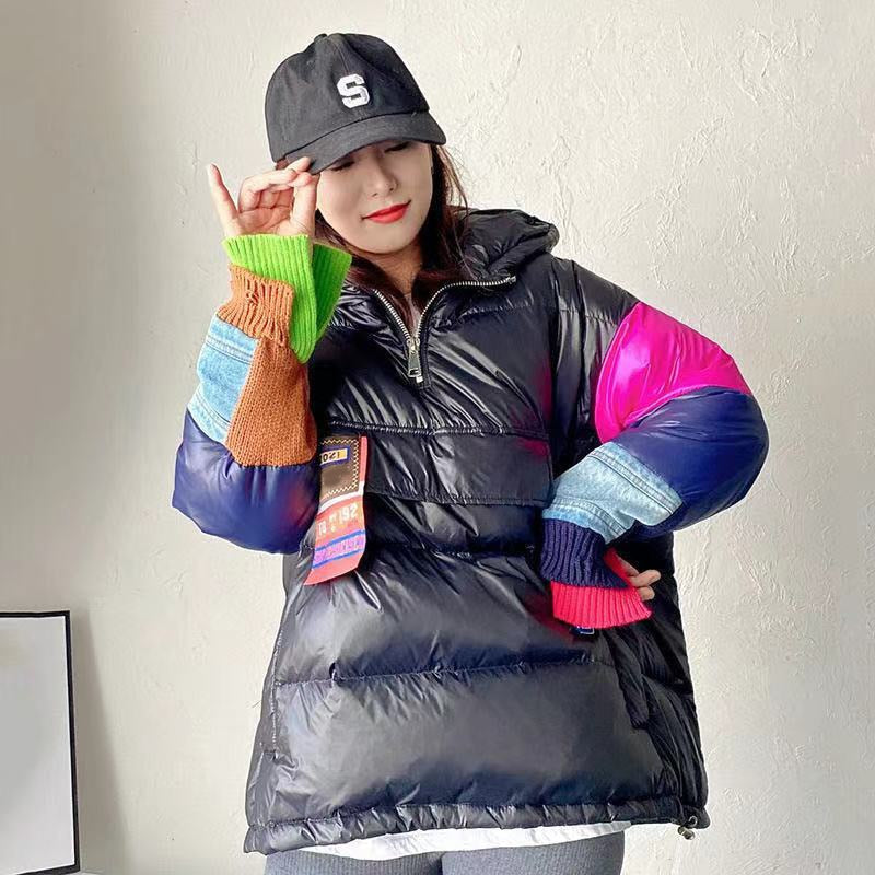 Women's Down Winter Jacket White Goose AE