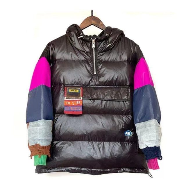 Women's Down Winter Jacket White Goose AE