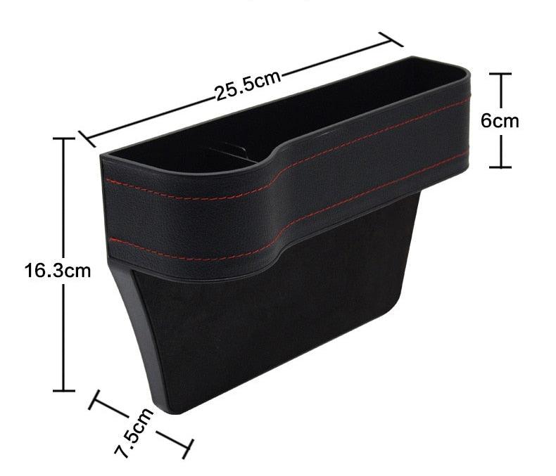 PU Leather Universal Auto Organizer Seat Gap Car Storage Box