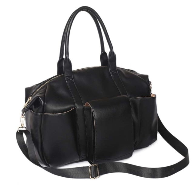 AlwaysBag | Leather Baby Diaper Nursing Bag