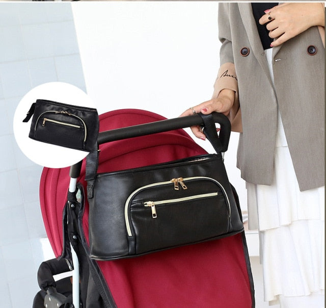 AlwaysBag | Leather Baby Diaper Nursing Bag