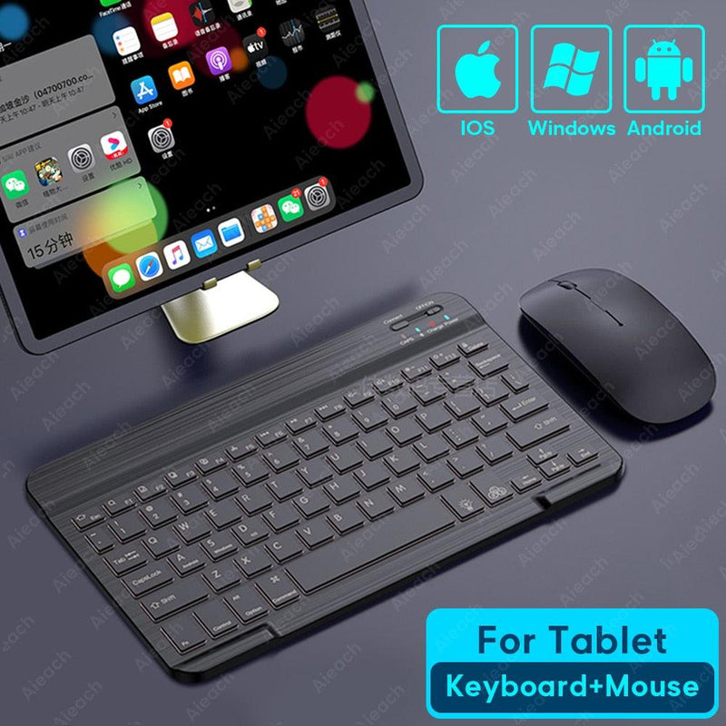 Bluetooth-compatible Keyboard and Mouse for IOS Android Windows