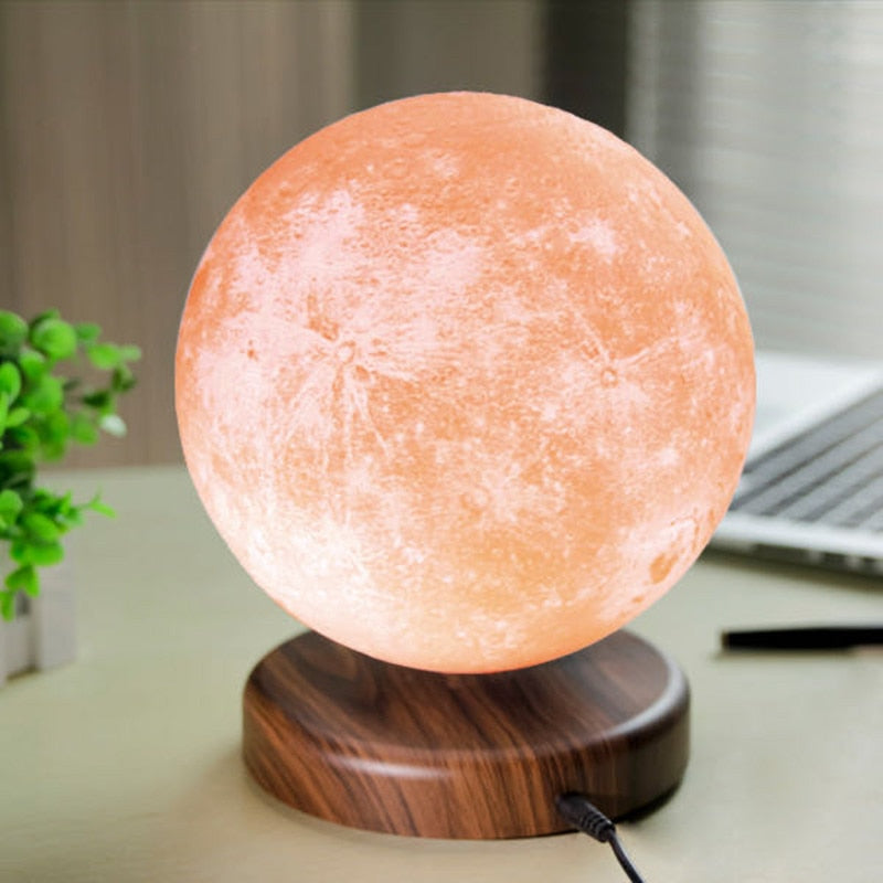 MagicMoon | 16 Color Remote Control Magic Levitating Moon Lamp