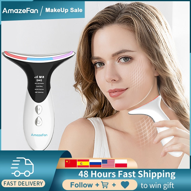 Anti-Wrinkle Portable Neck Phototherapy Device