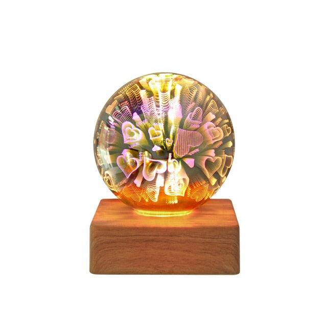 3D Firework Decoration Table Lamp