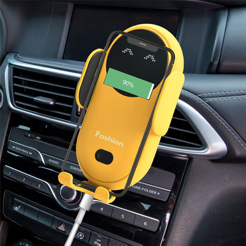 ChargeBud™ | Easy Car Mount Auto-Clamping Phone Charger & Holder