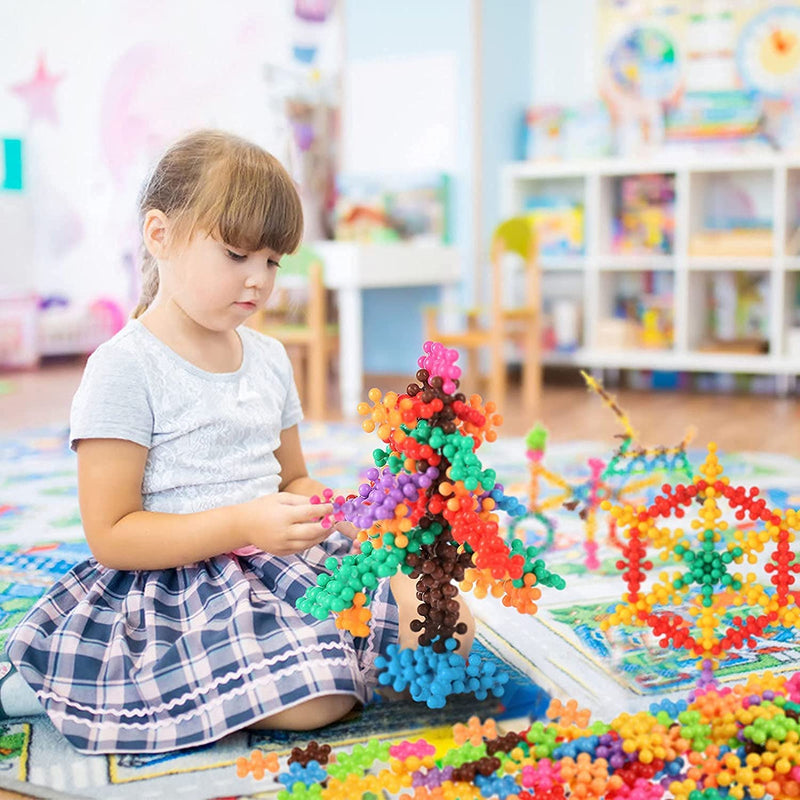 Mega "Snowflake" Building Blocks | 220 PCs Set