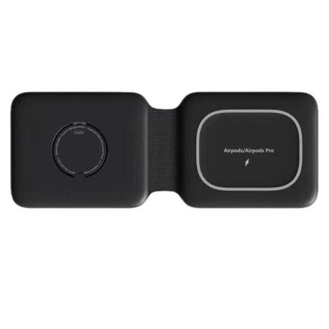 3 in 1 Foldable Magnetic Wireless Charger For iPhone AirPods Apple Watch