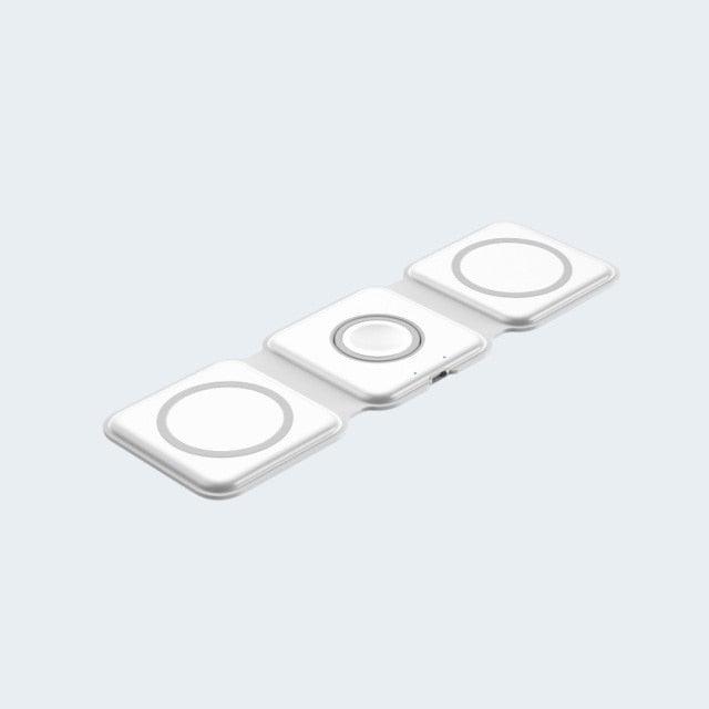 3 in 1 Foldable Magnetic Wireless Charger For iPhone AirPods Apple Watch