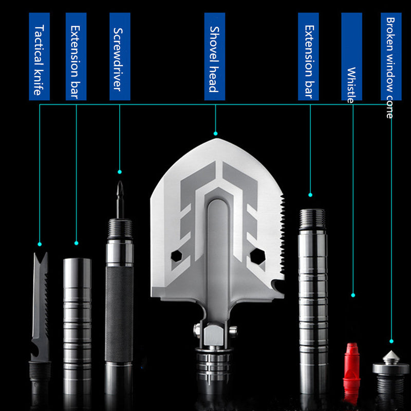 31-in-1 Ultimate Camping Tool & Folding Shovel | Portable