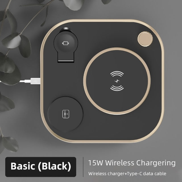 4-in-1 Wireless Charger for Apple, Samsung & Huawaei