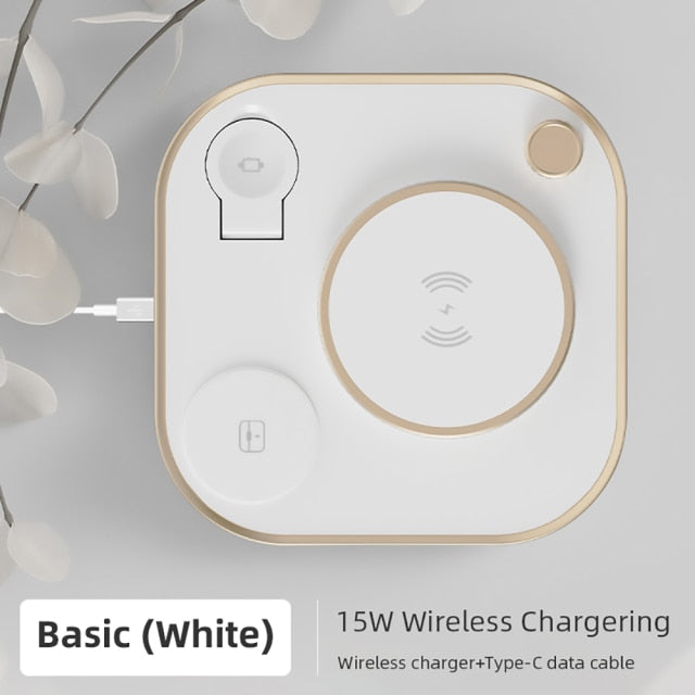 4-in-1 Wireless Charger for Apple, Samsung & Huawaei