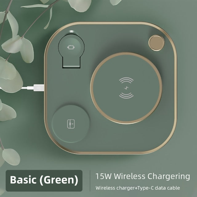 4-in-1 Wireless Charger for Apple, Samsung & Huawaei