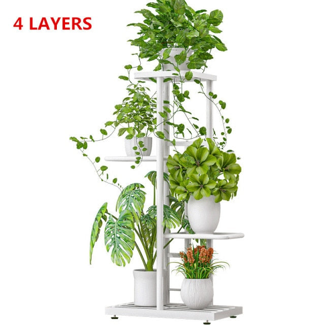 FlowerTower | Vertical Multi-Layered Plant Stand | 5/6/7/8 Levels