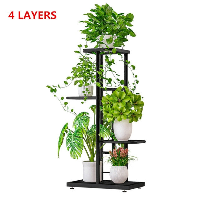 FlowerTower | Vertical Multi-Layered Plant Stand | 5/6/7/8 Levels