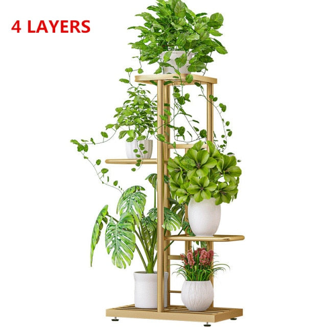 FlowerTower | Vertical Multi-Layered Plant Stand | 5/6/7/8 Levels