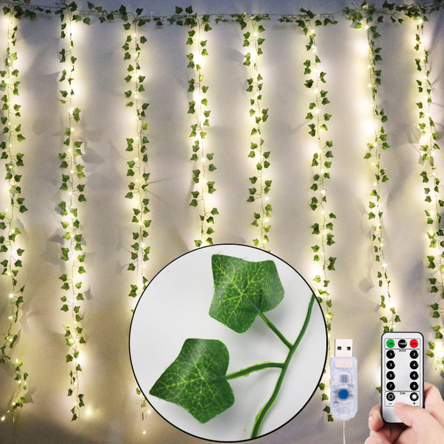 12pcs Hanging Shimmering Garland Set | Artificial Ivy Vines