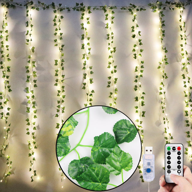 12pcs Hanging Shimmering Garland Set | Artificial Ivy Vines