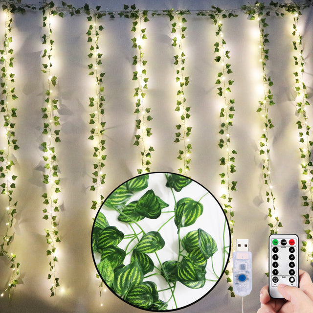 12pcs Hanging Shimmering Garland Set | Artificial Ivy Vines