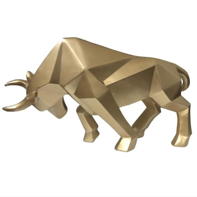 Artisanal Bull Sculpture | 13.75" Long