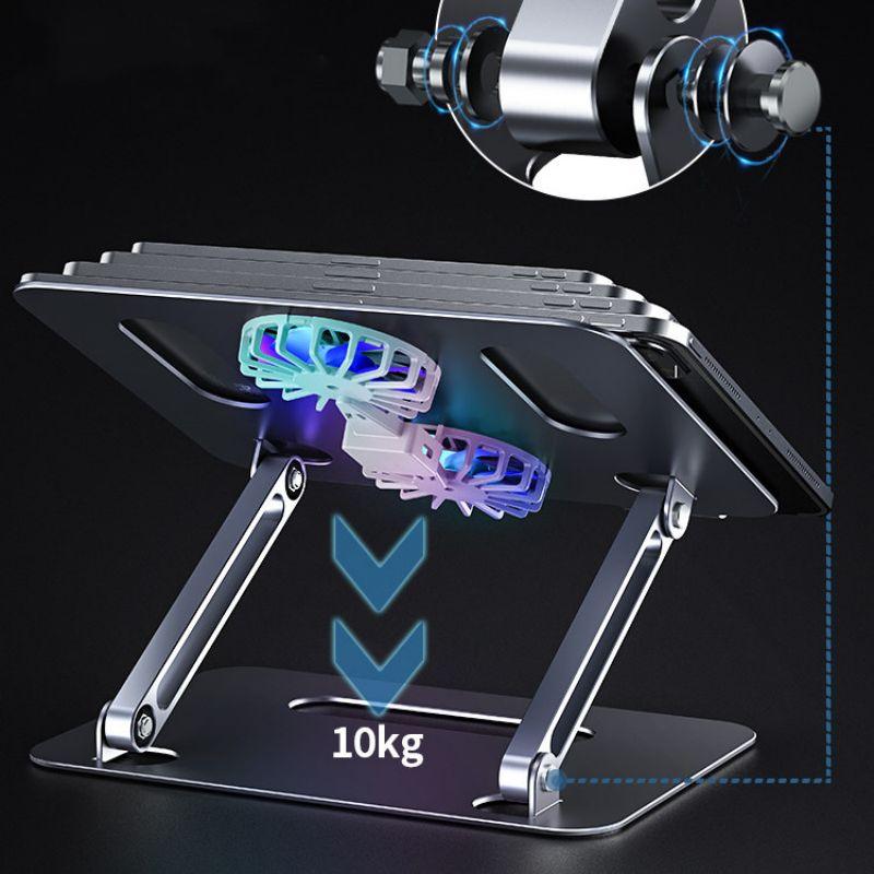 Aluminum Foldable Gaming Laptop Stand with Cooling